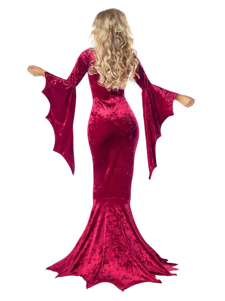 Abito da sirena con maniche a pipistrello Halloween anni '30