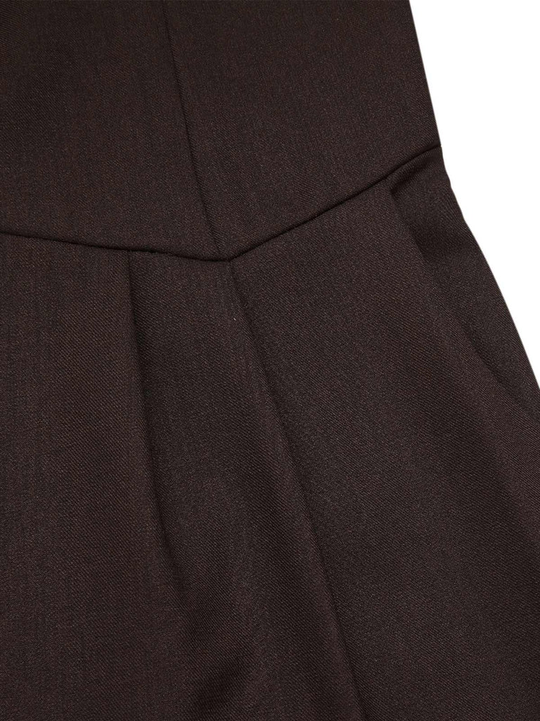 2PCS Camicetta in cotone e pantaloni con bretelle anni '30