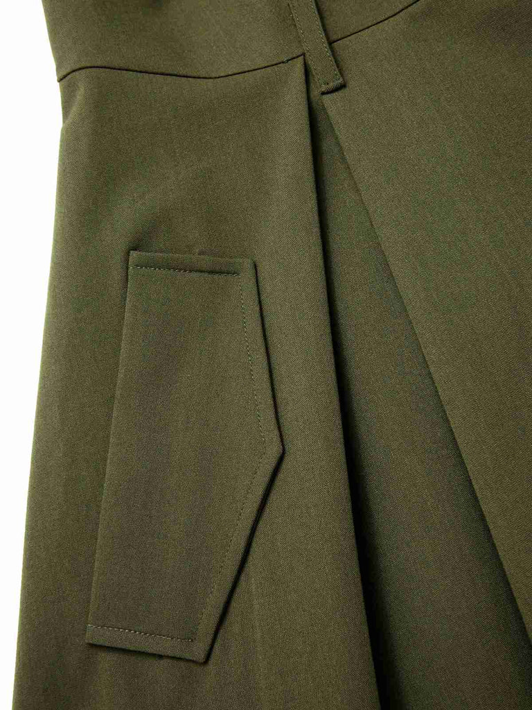 2PCS Abito con camicetta con maniche a lanterna anni '50