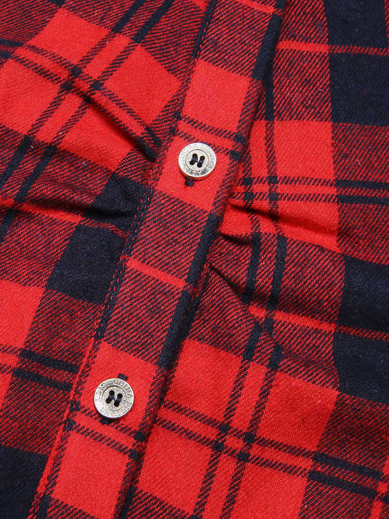 Tuta lunga a quadri natalizia rosso anni '30