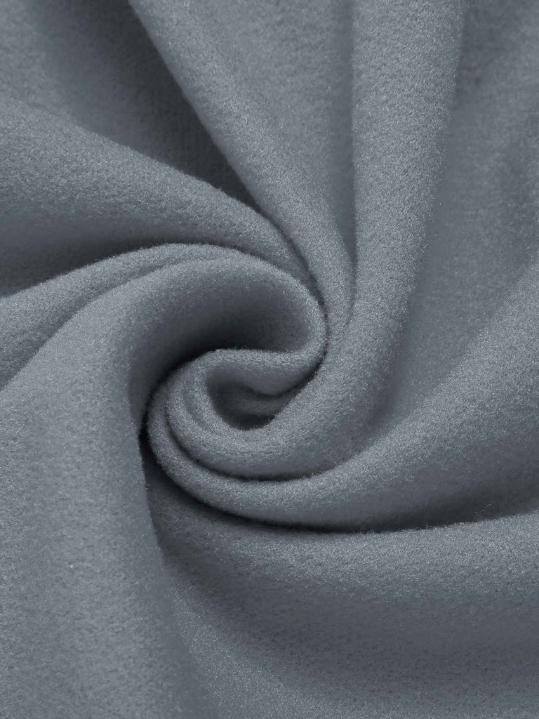 Cappotto aderente con revers in tinta unita anni '50