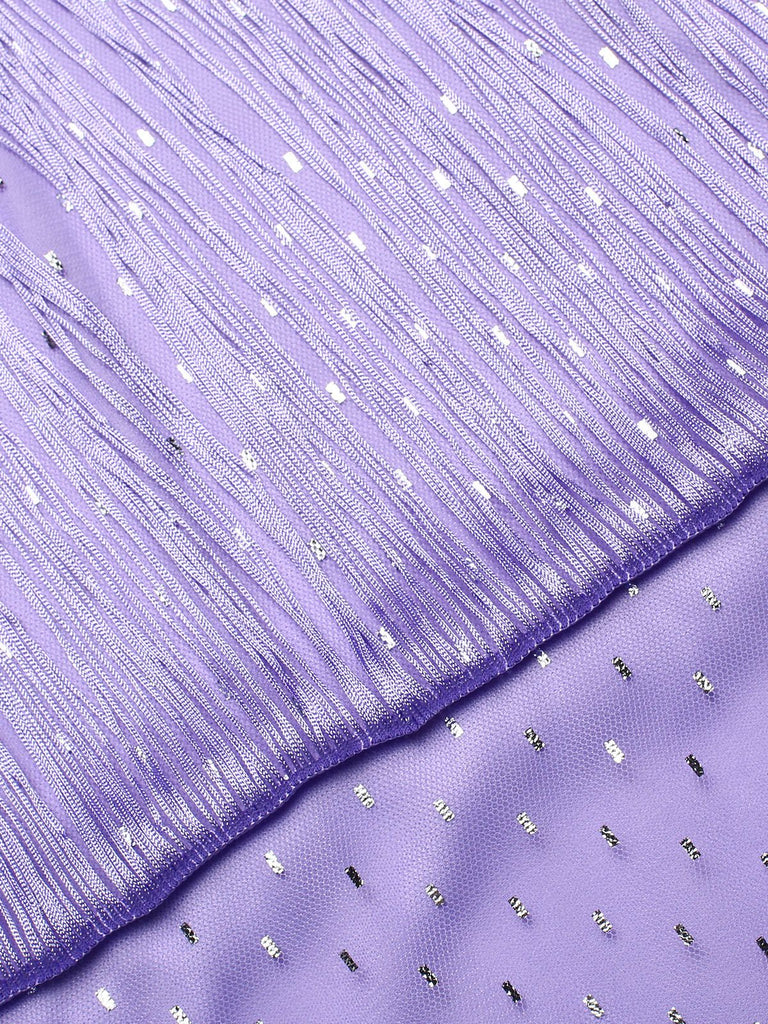 Abito senza maniche frange scollo a V anni '20