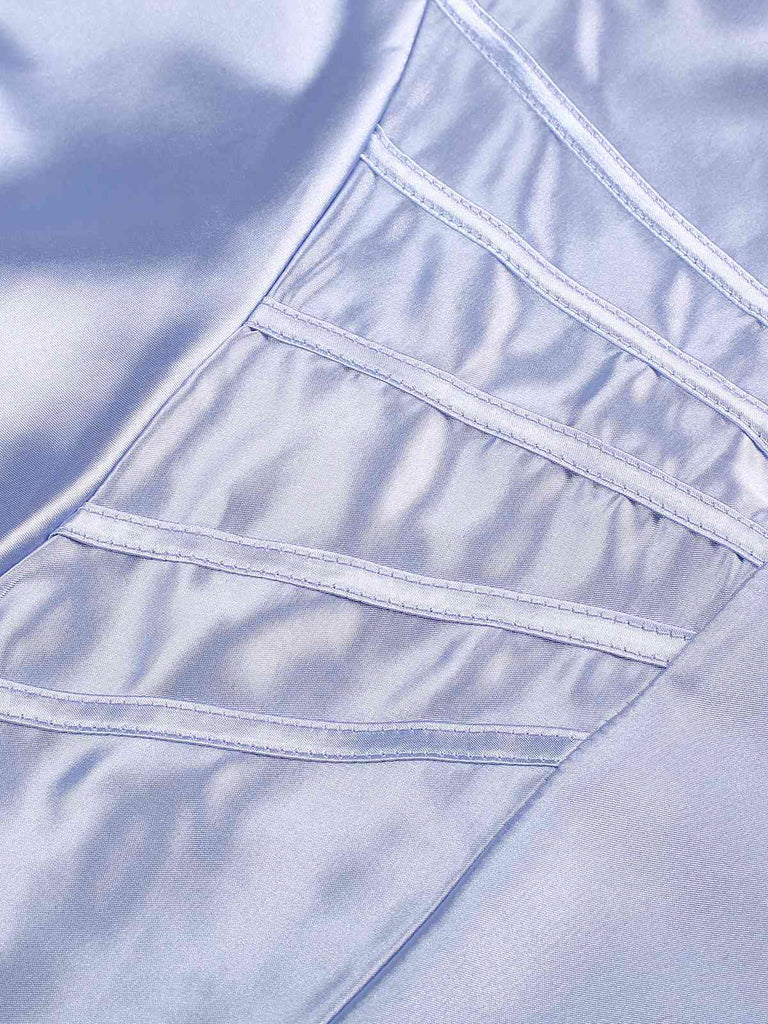 Abito spacchi alti lacci in tinta unita anni '20