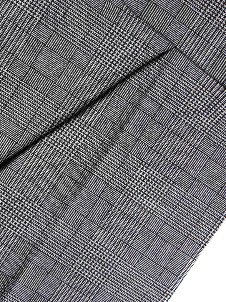 2PCS camicetta  maniche a sbuffo in raso e pantaloni anni '40