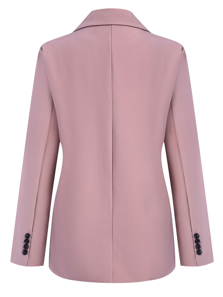 Blazer vintage a tinta unita con bottoni anni '40