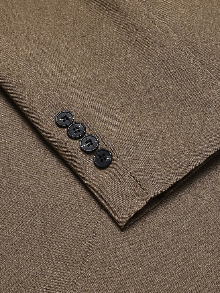 Blazer vintage a tinta unita con bottoni anni '40