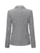 Blazer doppiopetto pied de poule bianco e nero anni '50