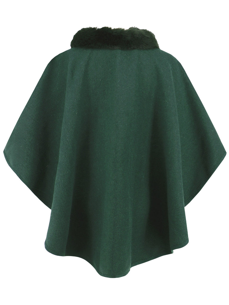 Cappotto a pipistrello in pelliccia anni '50