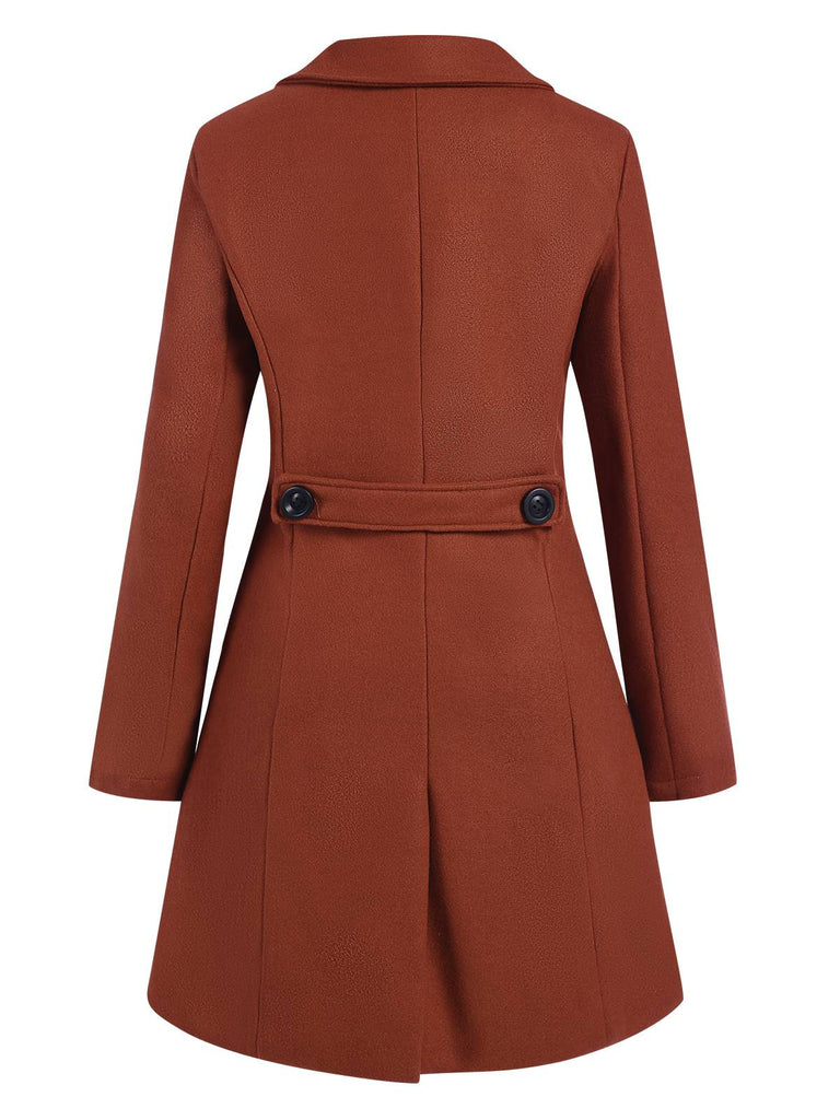 Cappotto skater doppiopetto con revers anni '50