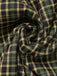 Abito patchwork plaid con revers verde anni '50