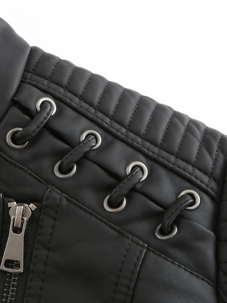 Giacca da motociclista in similpelle anni '60