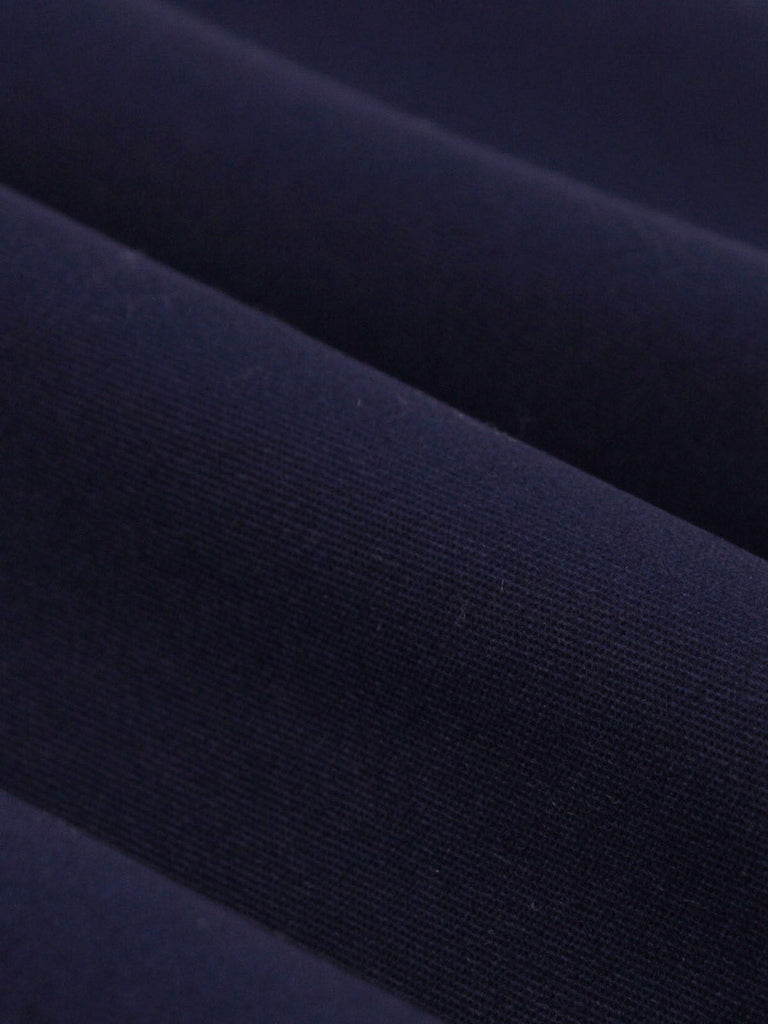 Abito pied de poule  con cintura patchwork blu scuro anni '50