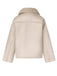 Cappotto in pile polare con fodera beige anni '60