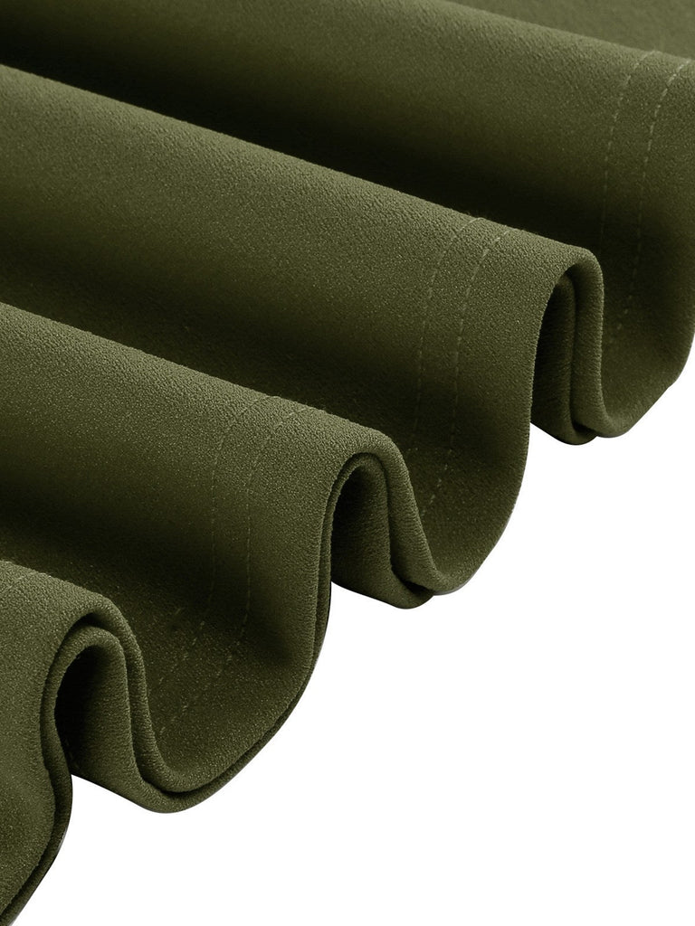 Abito a ruota con maniche a campana anni '50