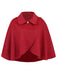 Cappotto con revers rosso anni '50