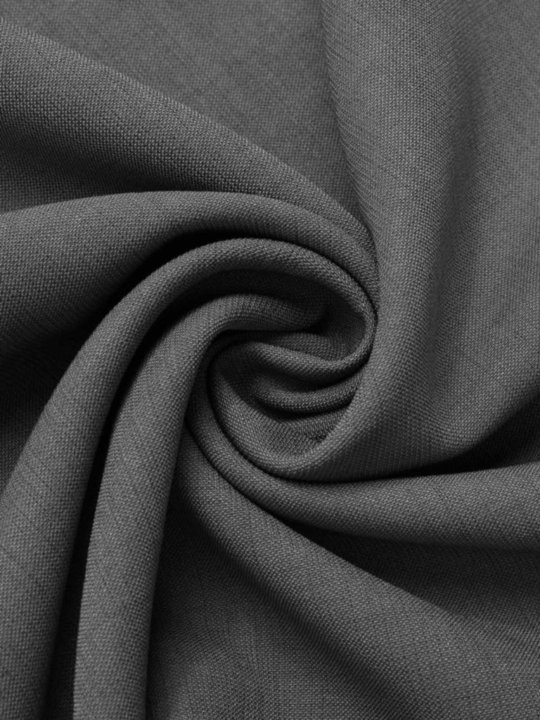 2PCS Camicetta rosa e abito grigio colorblock anni '40