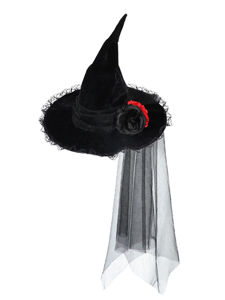 Cappello da strega vintage con punta Halloween