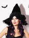 Cappello da strega vintage con punta Halloween