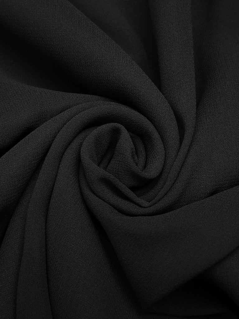 Abito con glitter oro patchwork nero anni '50