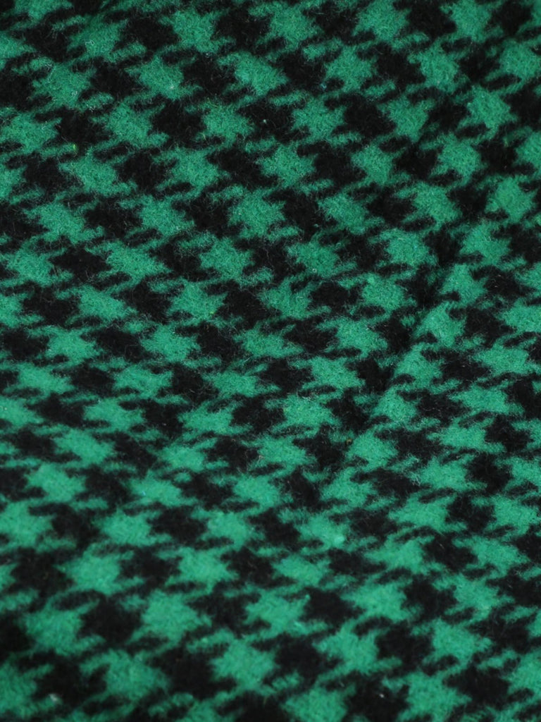 Blazer a quadri aderente con bottoni nero anni '40