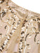 Mantella vintage in paillettes di anacardi degli anni '20