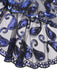 Mantella vintage in paillettes di anacardi degli anni '20