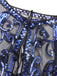 Mantella vintage in paillettes di anacardi degli anni '20