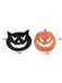 Orecchino demone zucca di Halloween retrò