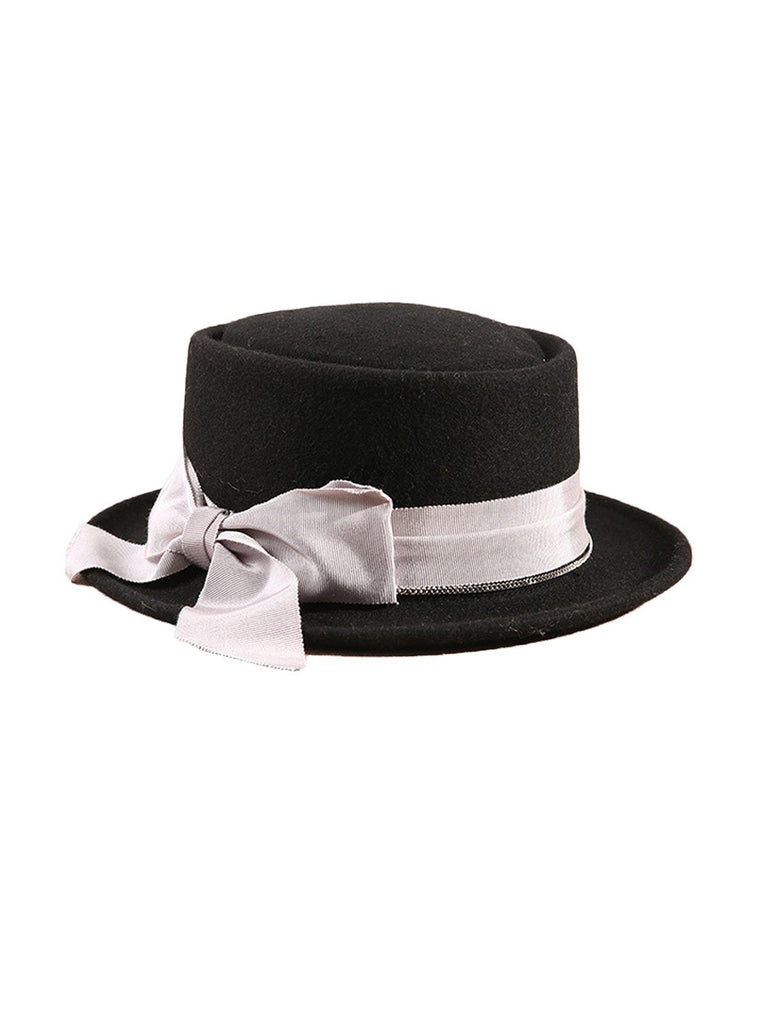 Cappello da sposa con nodo a fiocco Retrò