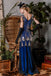 Maxi vestito flapper con paillettes anni '20