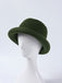 Cappello da pescatore in lana tinta unita retrò