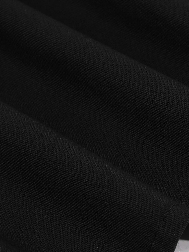 Vestito Swing con piega a cuore solido anni '50