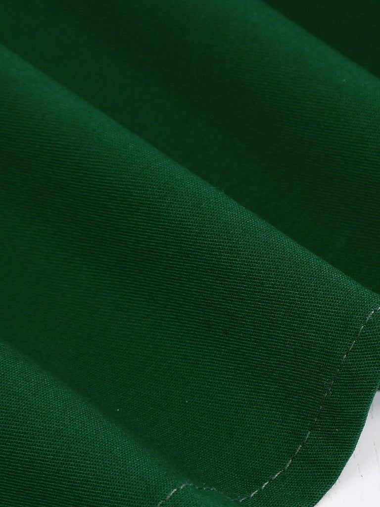 Vestito Swing con piega a cuore solido anni '50