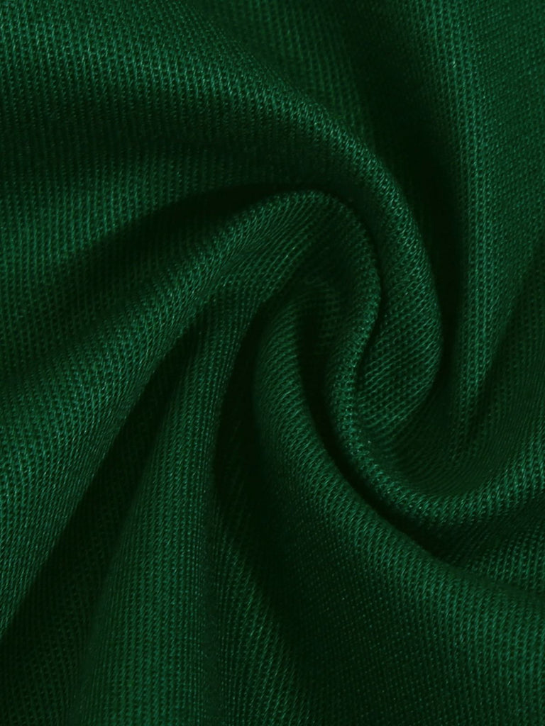 Vestito Swing con piega a cuore solido anni '50