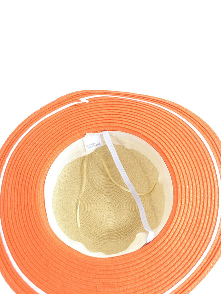 Cappello da sole a forma di frutta arancione