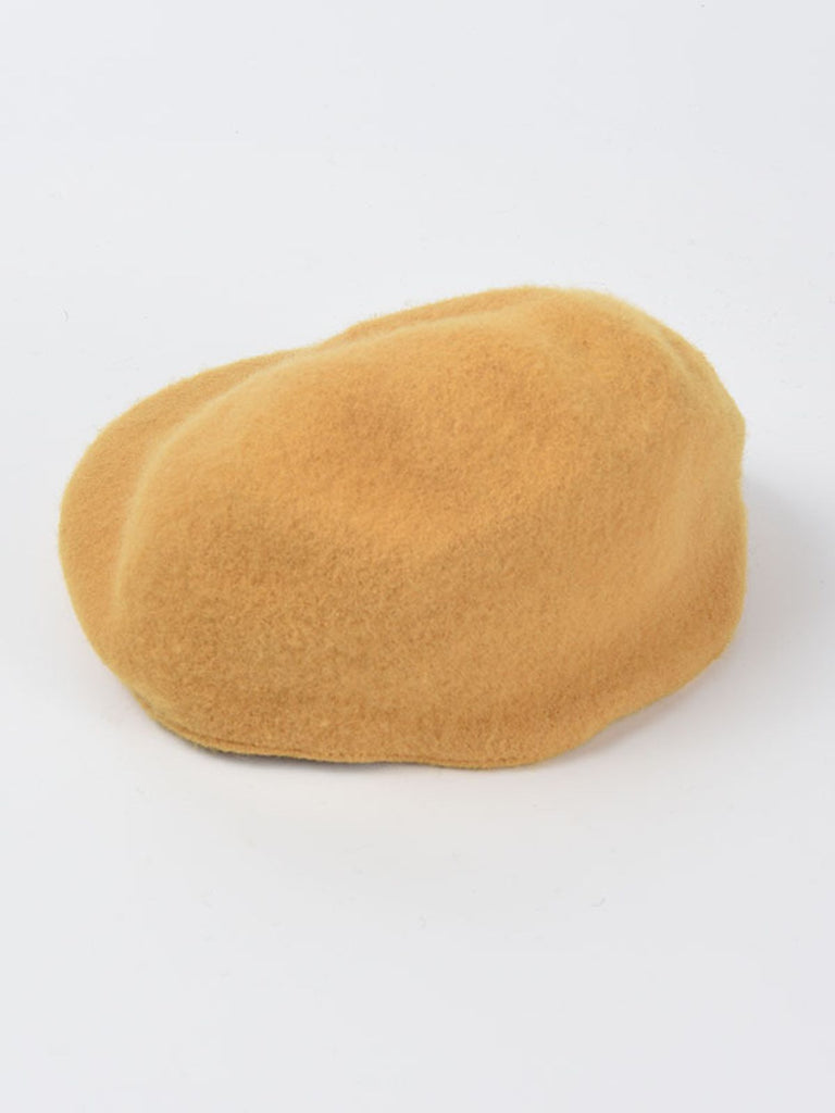 Cappello da pittore in tinta unita in lana retrò