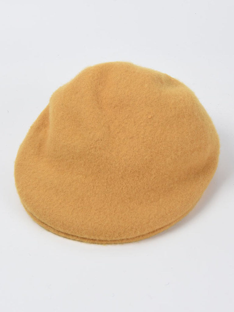 Cappello da pittore in tinta unita in lana retrò