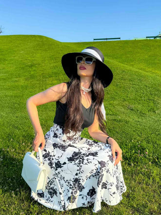 Vestito Swing Floreale anni '50