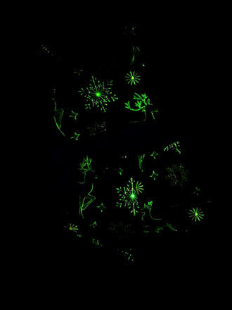 2PCS Pigiama in flanella e luminosa con stampa colorata anni '70