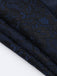 Top in pizzo con spalle scoperte e nappe Halloween blu anni '30