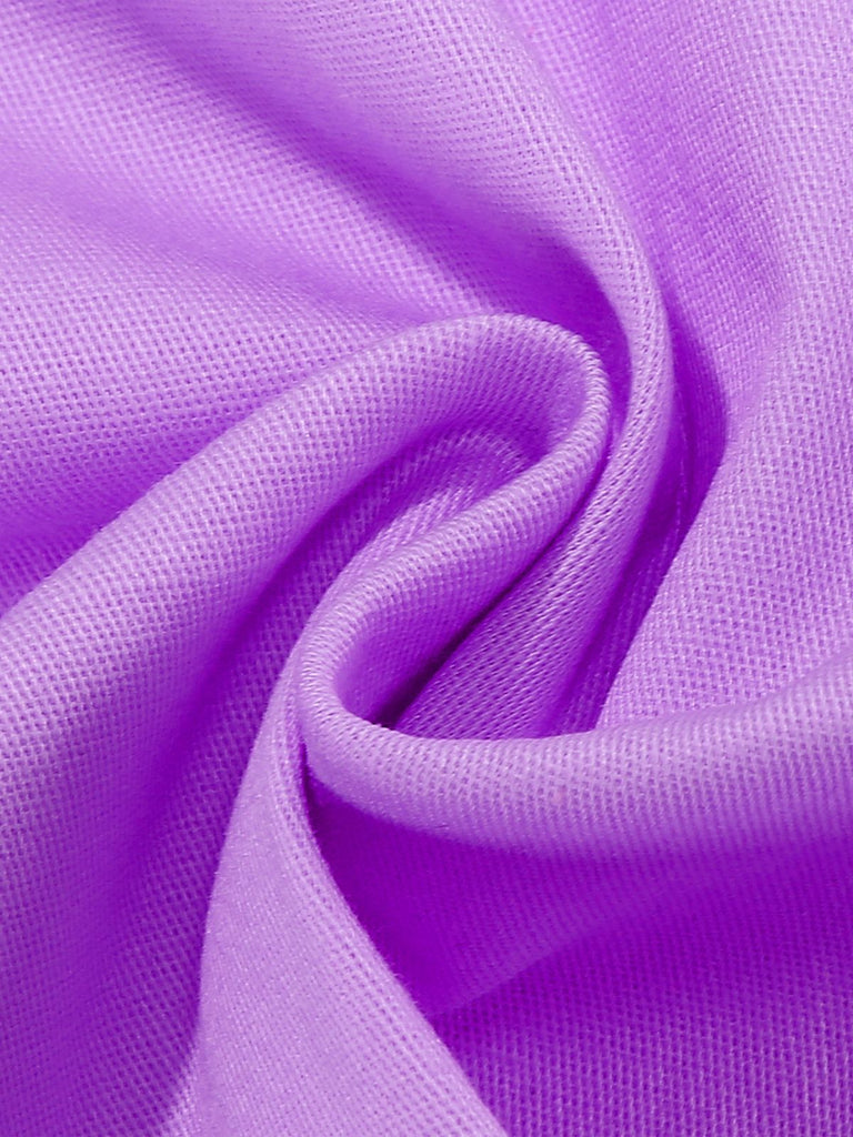 Abito senza maniche con colletto alla marinara e papillon anni '50