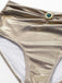 [Prevendita] 5PCS Bikini metallizzato dorato con gioielli ispirato all'Egitto anni '80