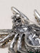 Spilla retrò con strass a forma di ragno di Halloween