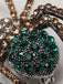Spilla retrò con strass a forma di ragno di Halloween