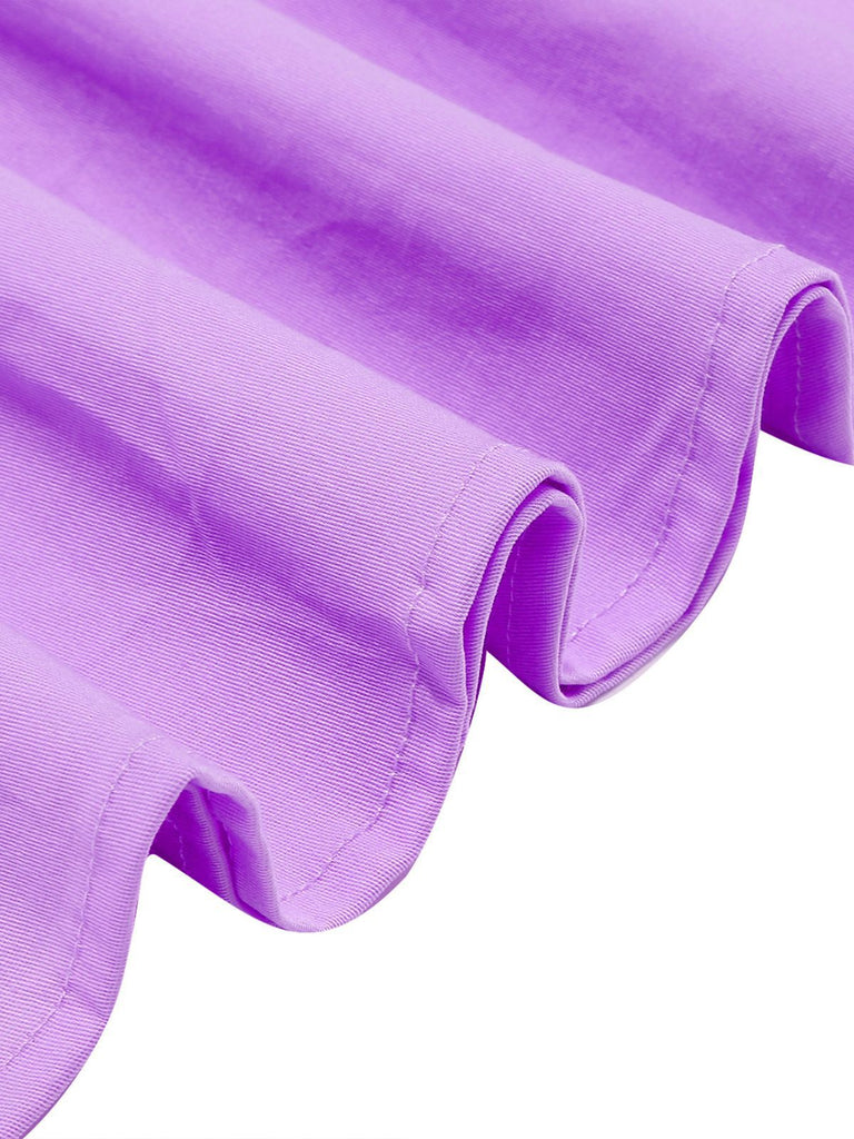 Abito senza maniche con colletto alla marinara e papillon anni '50