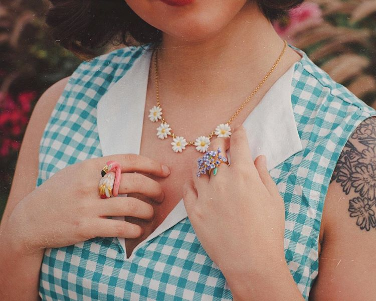 Abito plaid con risvolto e tasche a fiocco verde anni '50