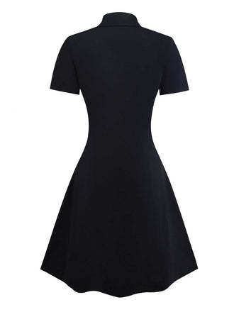 Abito in cotone ispirato al western con cavallo e stella anni '50