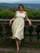 Abito Midi Giallo Anni '50 con Jacquard Floreale Testurizzato