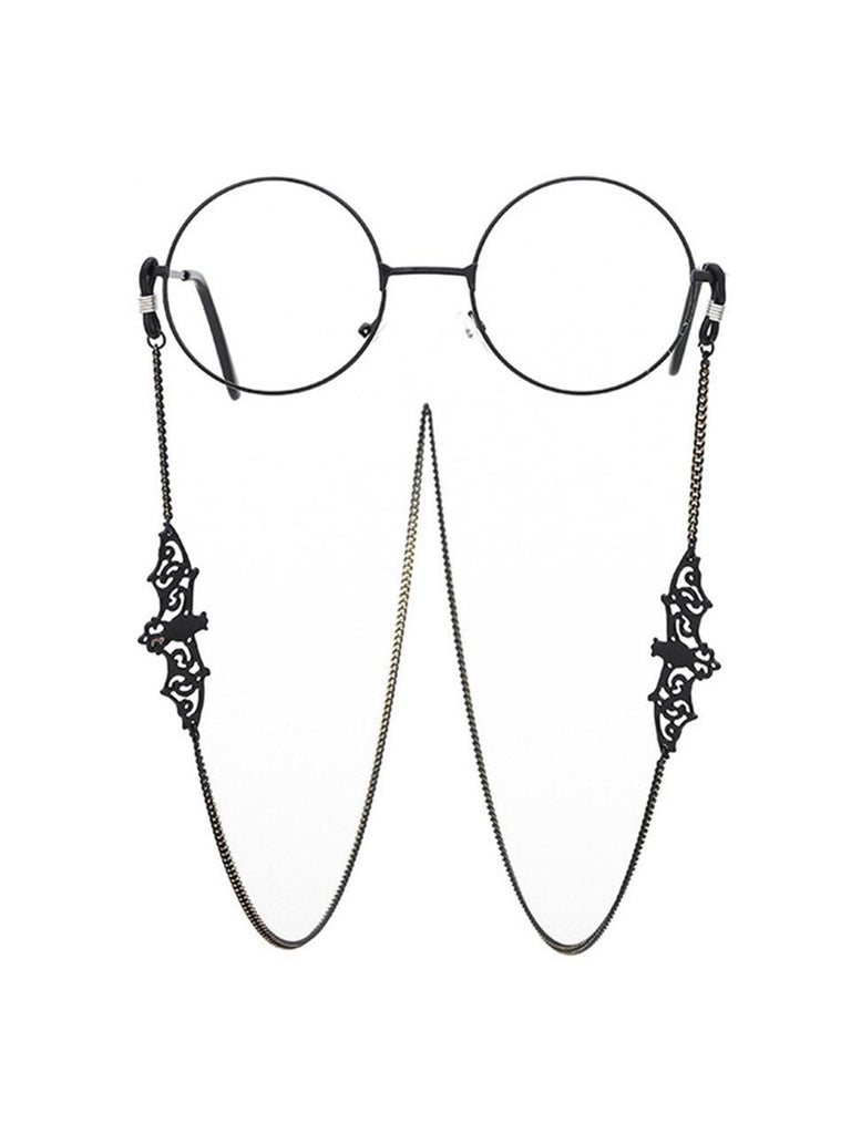 Catena per occhiali vintage nero Halloween