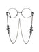Catena per occhiali vintage nero Halloween